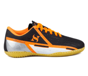 Chuteira New Styllus Salão - 551 Preto/Laranja<br>R$ 33,30